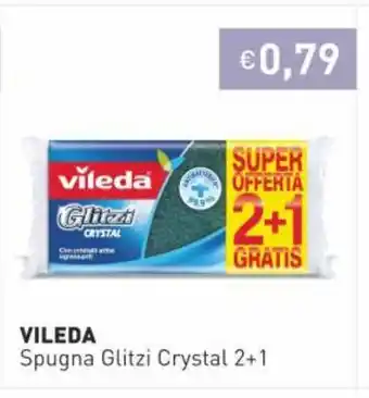 Prezzemolo e Vitale Vileda Spugna Glitzi Crystal 2+1 offerta