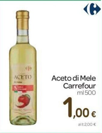 Carrefour Carrefour Aceto di Mele 500ml offerta