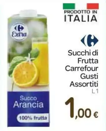 Carrefour Carrefour Succhi di Frutta Gusti Assortiti 1L offerta