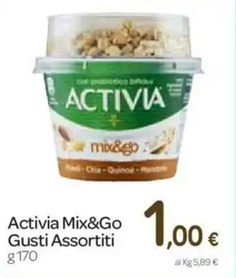 Carrefour Activia Mix&Go Gusti Assortiti 170g offerta