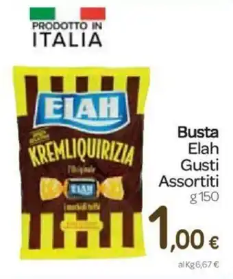 Carrefour Elah Busta Gusti Assortiti 150g offerta