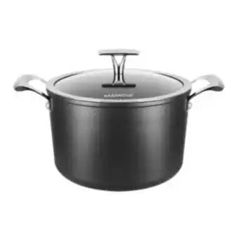 Kasanova Pentola 22 cm con coperchio black diamond offerta