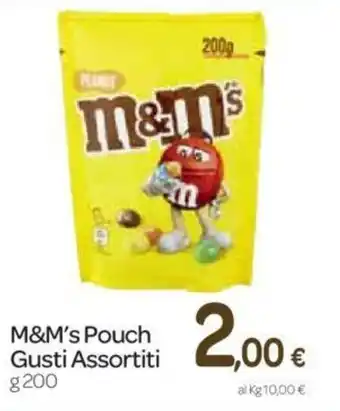 Carrefour M&M's Pouch Gusti Assortiti 200g offerta