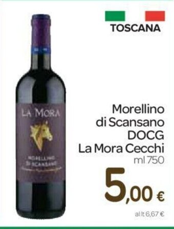 Carrefour La Mora Cecchi Morellino di Scansano DOCG 750ml offerta