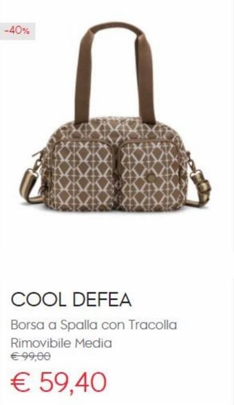 Cool Defea Borsa a Spalla con Tracolla Rimovibile Media