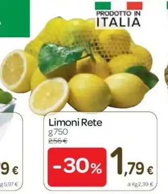 Carrefour Limoni Rete 750g offerta