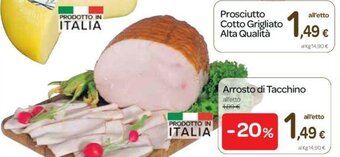 Carrefour Arrosto di Tacchino offerta