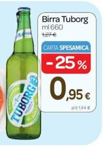 Carrefour Tuborg Birra 660ml offerta