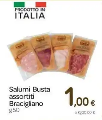 Carrefour Salumi Busta Assortiti Bracigliano 50g offerta