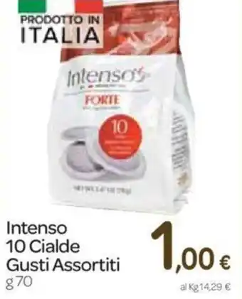 Carrefour Intenso 10 Cialde Gusti Assortiti 70g offerta
