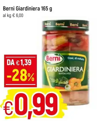 Famila Berni Giardiniera 165 g offerta