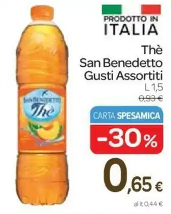Carrefour San Benedetto Thè Gusti Assortiti 1,5L offerta