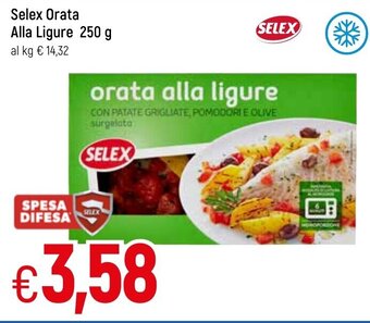 Famila Selex Orata Alla Ligure 250 g offerta