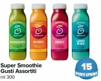 Carrefour Super Smoothie Gusti Assortiti 300ml offerta