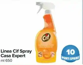 Carrefour Cif Casa Expert Linea Spray 650ml offerta