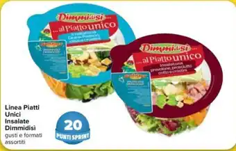 Carrefour Dimmidisì Piatti Unici Insalate Linea offerta