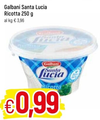 Famila Galbani Santa Lucia Ricotta 250 g offerta