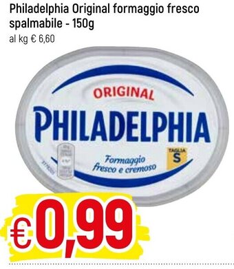 Famila Philadelphia Original formaggio fresco spalmabile 150 g offerta