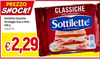 Famila Sottilette Classiche formaggio fuso a fette 400 g offerta