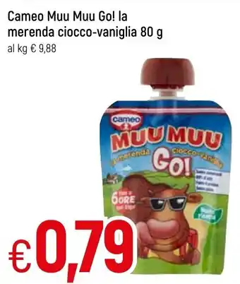 Famila Muu Muu Cameo Go!la merenda ciocco-vaniglia 80 g offerta