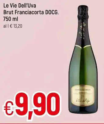 Famila Le Vie Dell'Uva Brut Franciacorta DOCG. 750 ml offerta