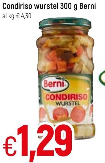 Famila Berni Condiriso wurstel 300 g offerta