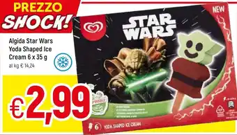 Famila Algida Star Wars Yoda Shaped Ice Cream 6 x 35 g offerta