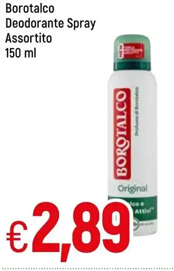 Famila Borotalco Deodorante Spray Assortito 150 ml offerta