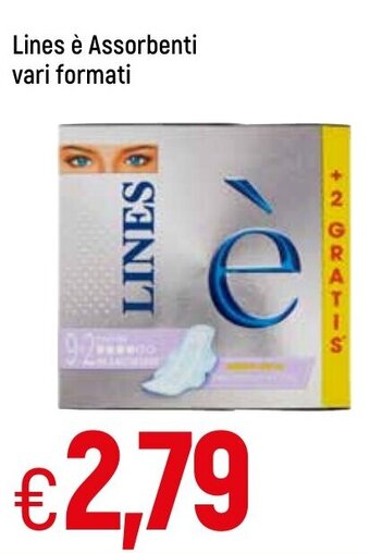 Famila Lines è Assorbenti vari formati offerta