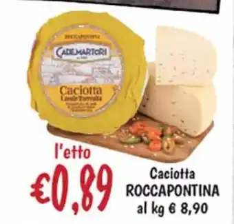 èccoMI Caciotta Roccapontina offerta