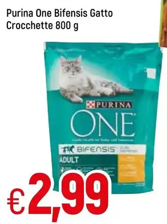 Famila Purina One Bifensis Gatoo Crocchette 800 g offerta
