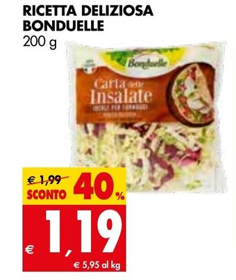 Tigros Bonduelle Ricetta Deliziosa 200 g offerta