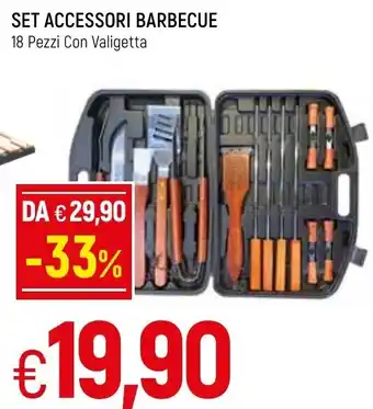 Famila Set Accessori Barbecue 18 pezzi offerta