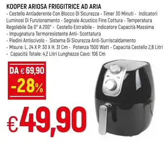 Famila Kooper Ariosa Friggitrice Ad Aria offerta