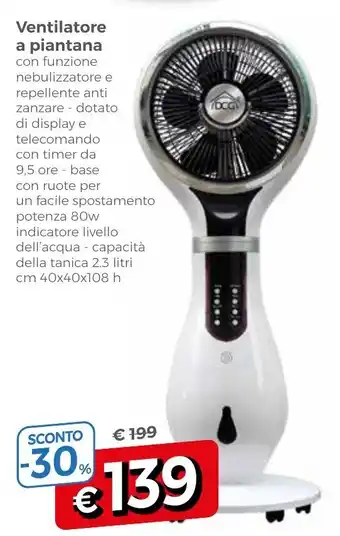 Ventilatore a piantana