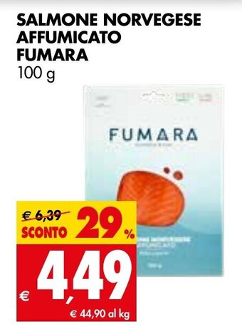 Fumara Salmone Norvegese Affumicato 100 g