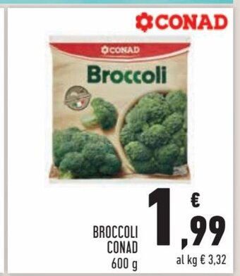 Conad Broccoli Conad 600g offerta
