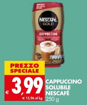Tigros Nescafé Cappuccino Solubile 250 g offerta