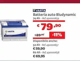 Bricocenter Batteria auto bludynamic offerta