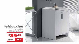 Bricocenter Mobile lavatoio up 2.0 offerta