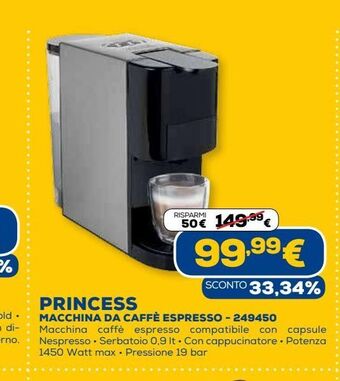 Princess macchina da caffe espresso - 249450