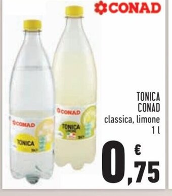 Conad Tonica Conad classica, limone 1 L offerta