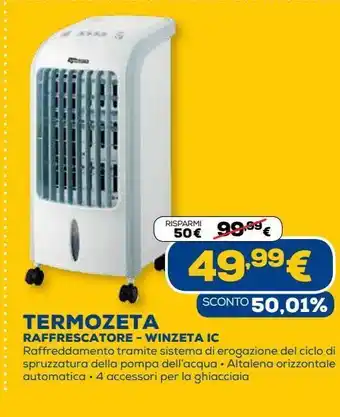 Euronics Termozeta raffrescatore - winzeta ic offerta