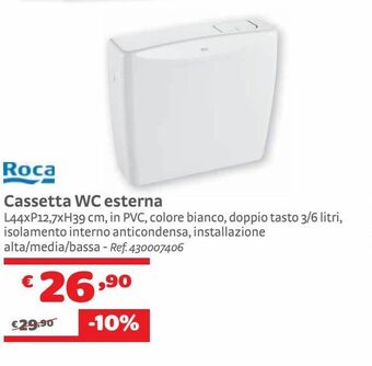 Bricocenter Cassetta wc esterna offerta