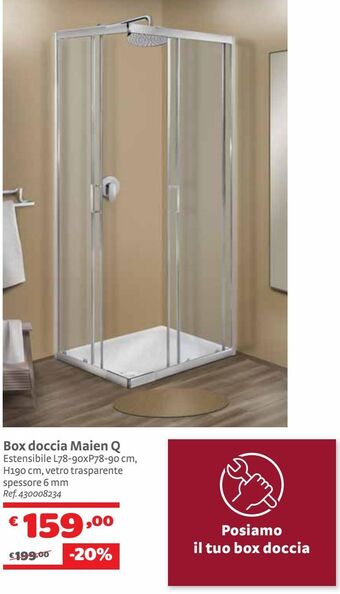 Bricocenter Box doccia maien q offerta