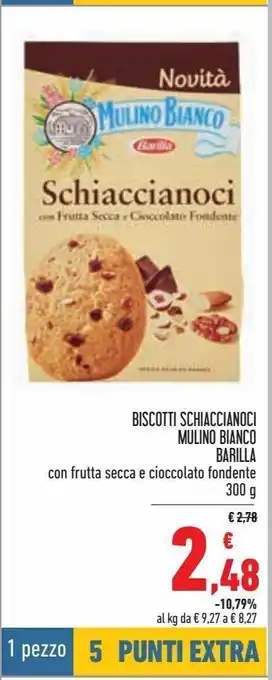 Conad Superstore Biscotti schiaccianoci mulino bianco barilla offerta