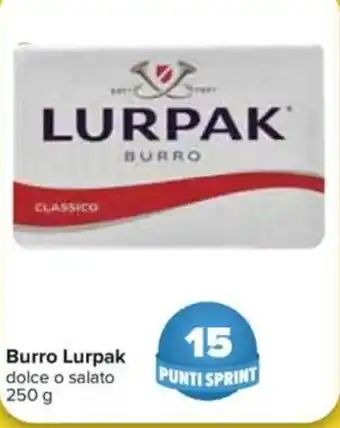 Carrefour Lurpak Burro 250g offerta