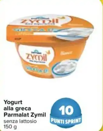 Carrefour Parmalat Zymil Yogurt alla greca 150g offerta