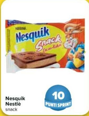 Carrefour Nestlè Nesquik Snack offerta
