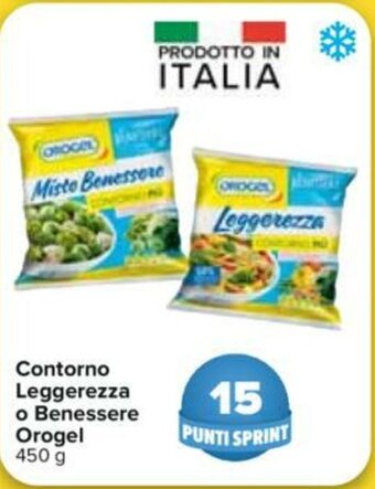 Carrefour Orogel Contorno Leggerezza o Benessere 450g offerta